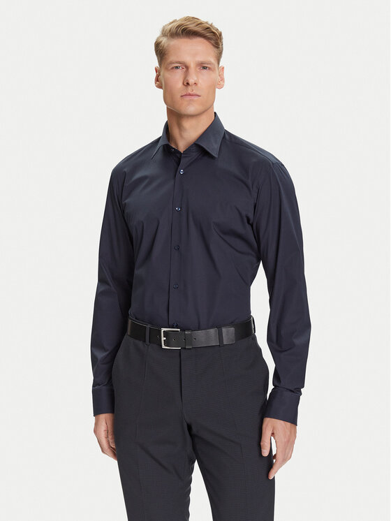 

Рубашка regular fit H-Joe 50545075 Boss, синий