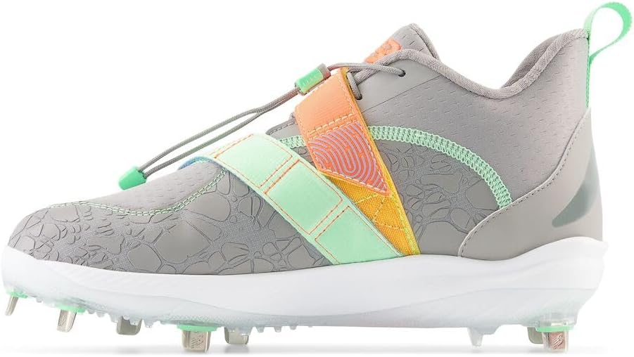 

New Balance Unisex-Adult FuelCell Lindor V2 Metal, Team Away Grey/Neon Dragonfly/Electric Jade