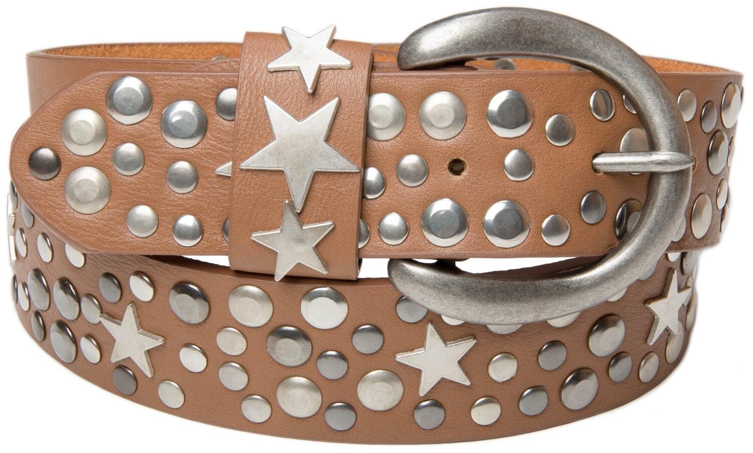 

Ремень styleBREAKER Nieten, кэмел