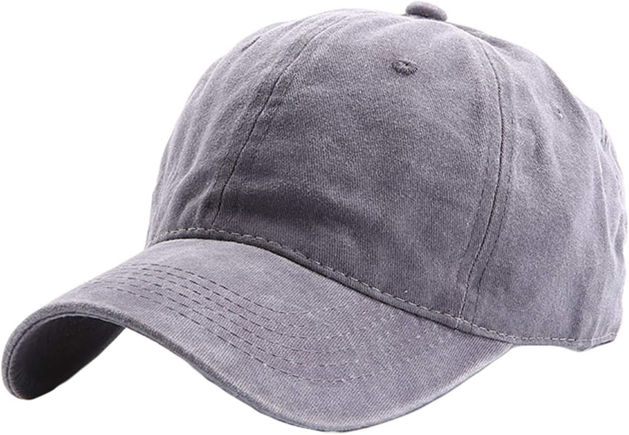 

Модная бейсболка из потертого хлопка для мужчин и женщин, винтажные шляпы, простая регулируемая кепка для папы, низкопрофильная кепка Generic, Light Grey