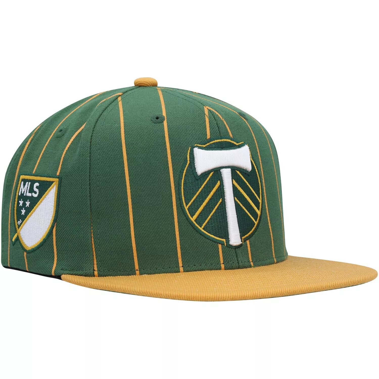 

Мужская кепка с булавкой Mitchell & Ness Green Portland Timbers Team Snapback