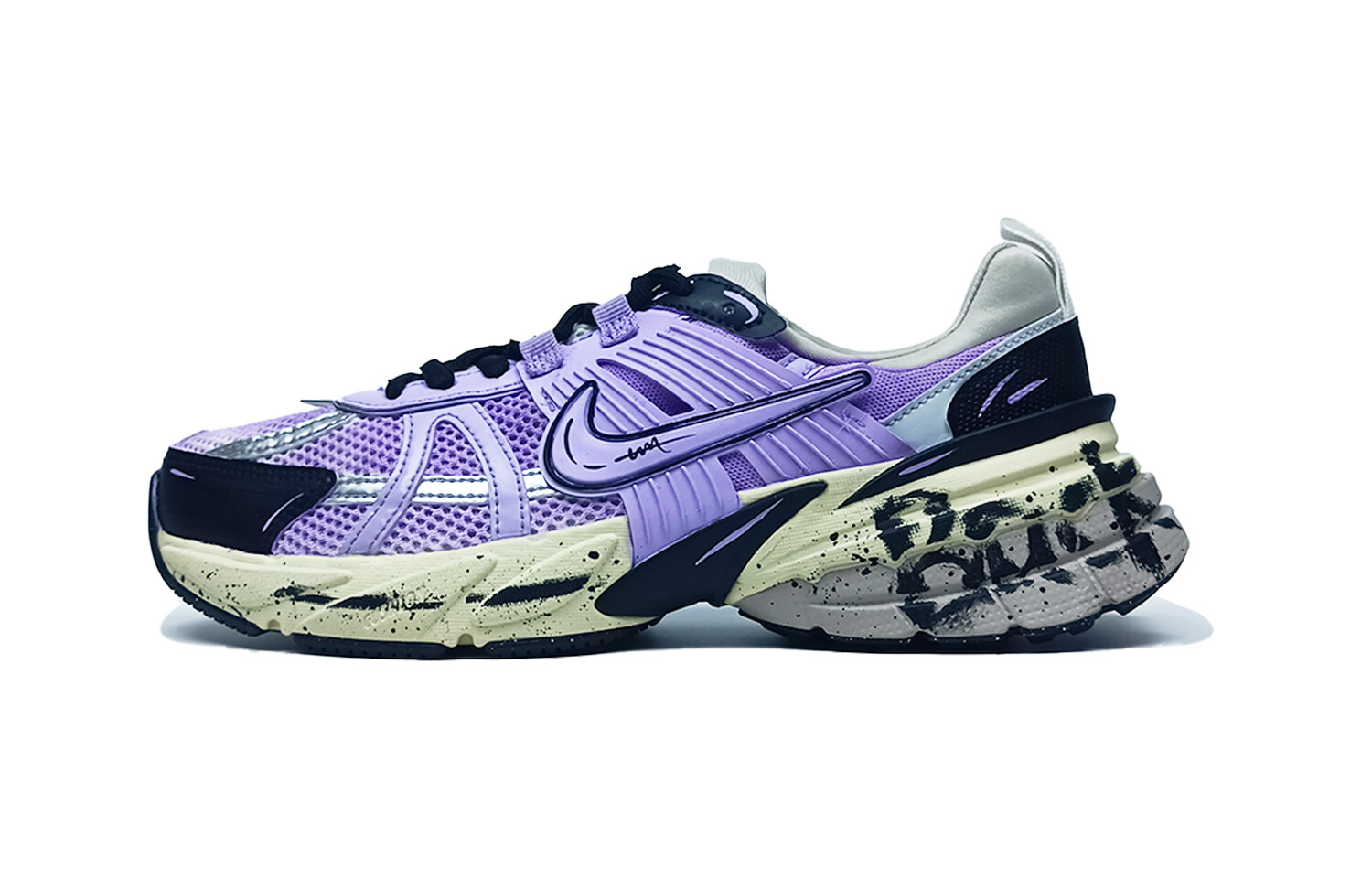 

Кроссовки для бега V2K Run мужские низкие черные Nike