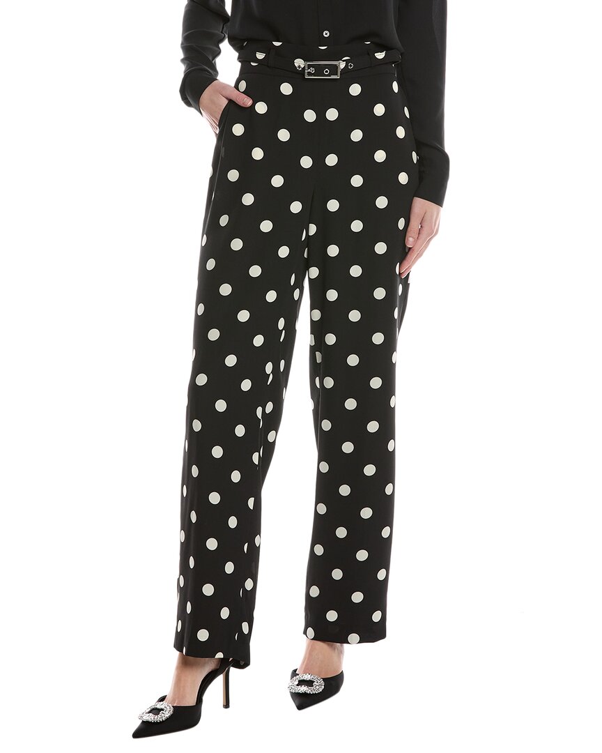 

Брюки Anne Klein Pull-On с высокой посадкой, черный