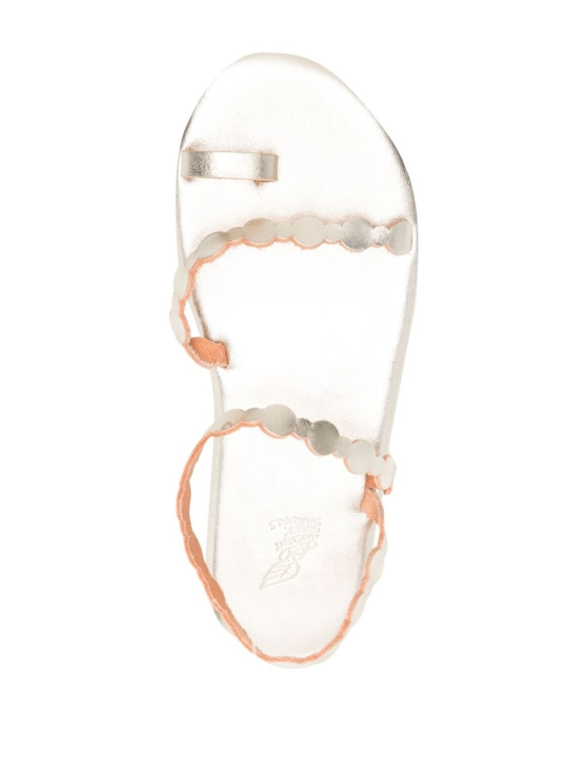 Сандалии Cronos на плоской подошве Ancient Greek Sandals, золотой — фото 4