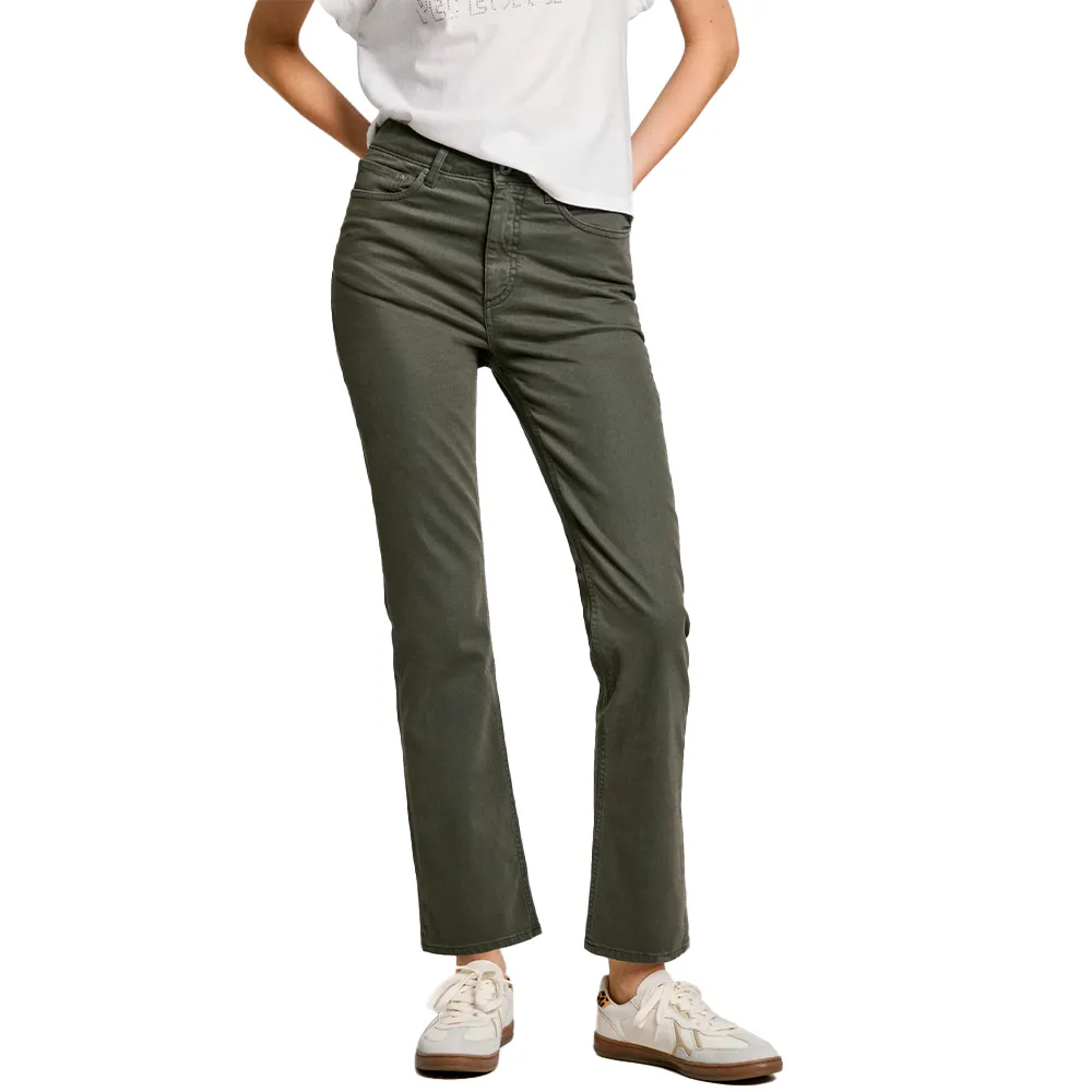 

Брюки Pepe Jeans High Rise Slim Tessa, зеленый