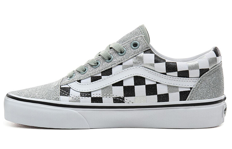 

Кроссовки Vans Old Skool Glitter Checkerboard Women's
