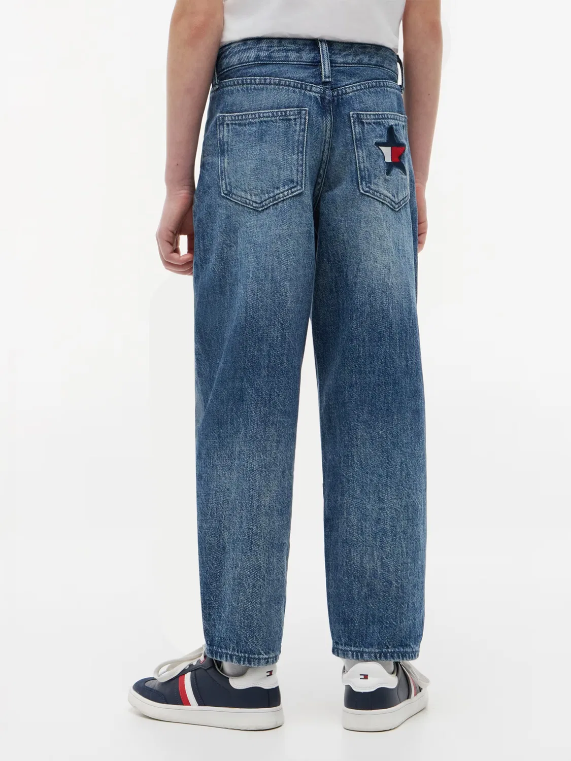 Джинсы Barrel Jeans 'STARS' Tommy Hilfiger, Blue Denim — фото 4