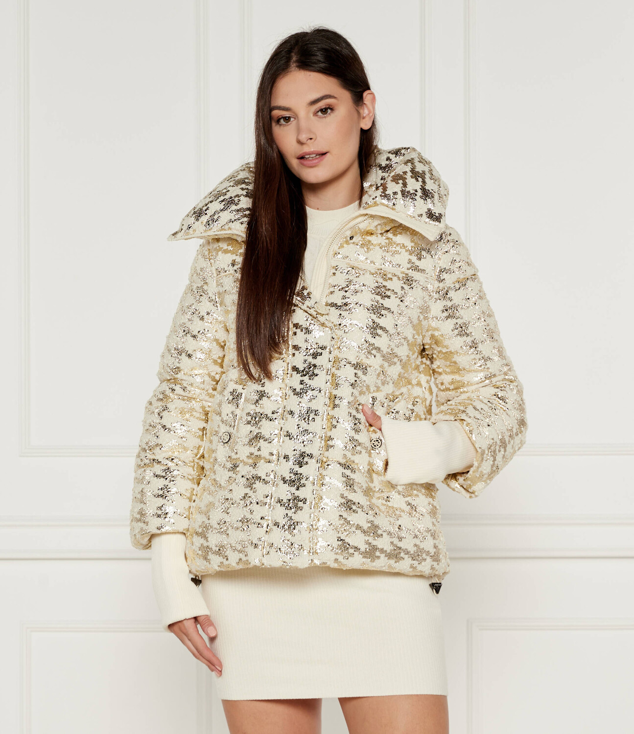 

Куртка GUESS MELIE Regular Fit, экрю