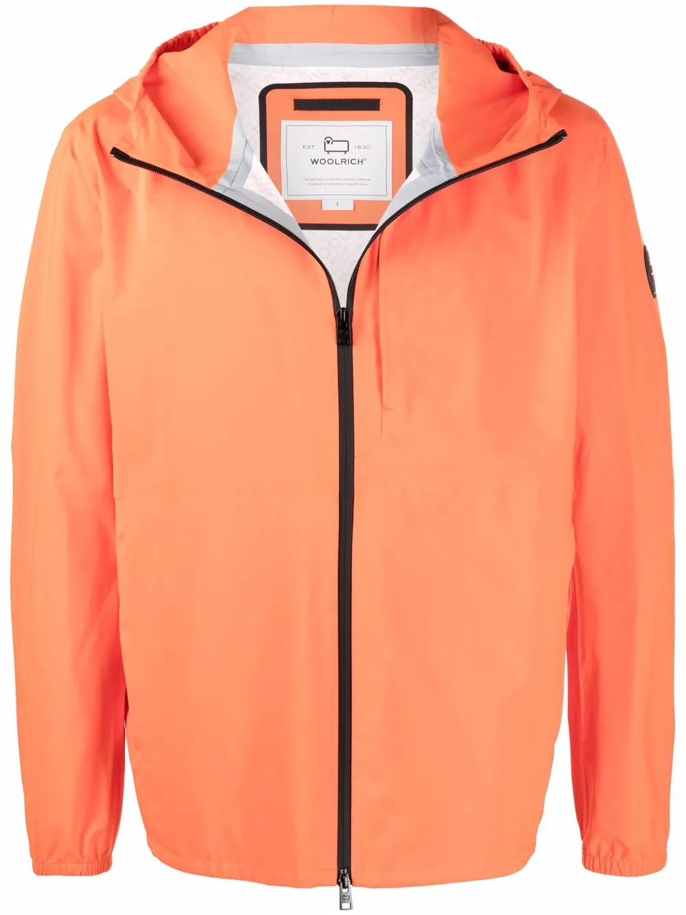 

Куртка с капюшоном и логотипом WOOLRICH, оранжевый