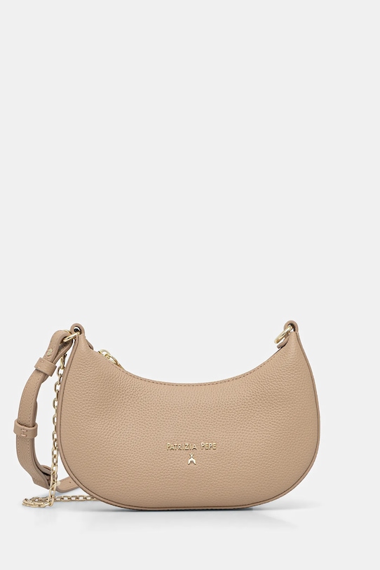 

Кожаная сумка Patrizia Pepe, бежевый