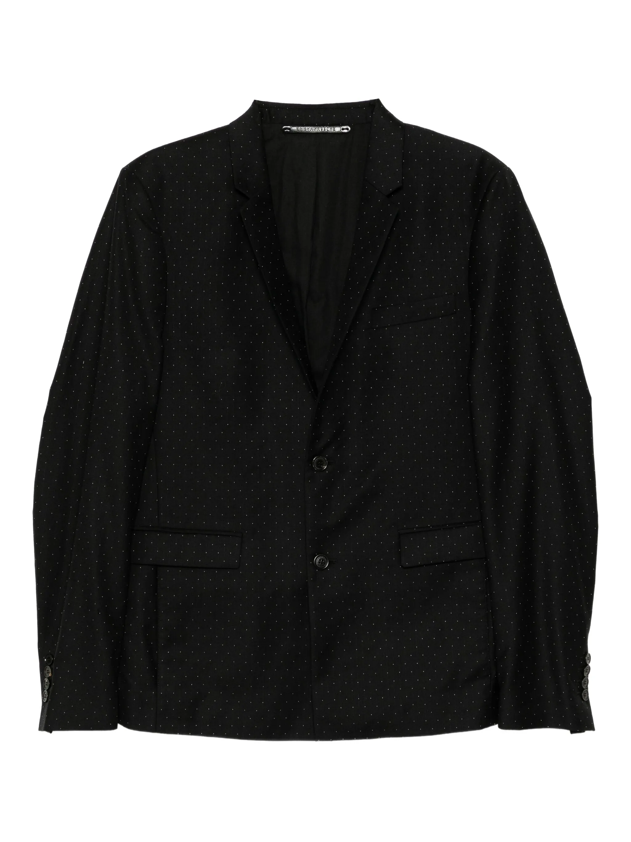 

Пиджак в горох Kris Van Assche, черный