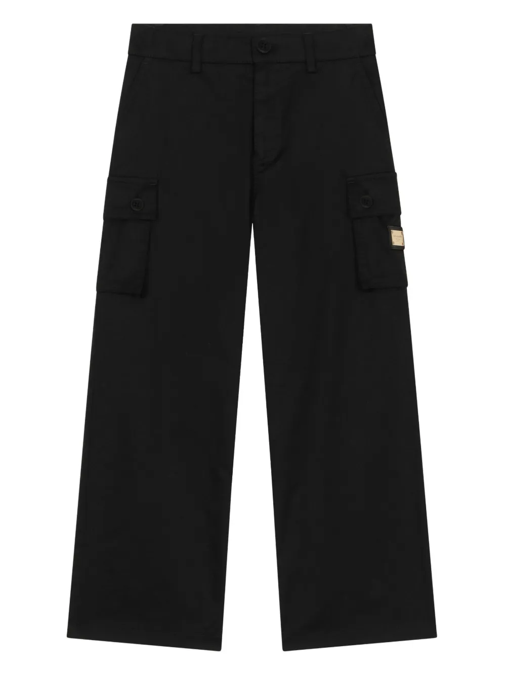 

Брюки карго с логотипом Dolce & Gabbana Kids, черный