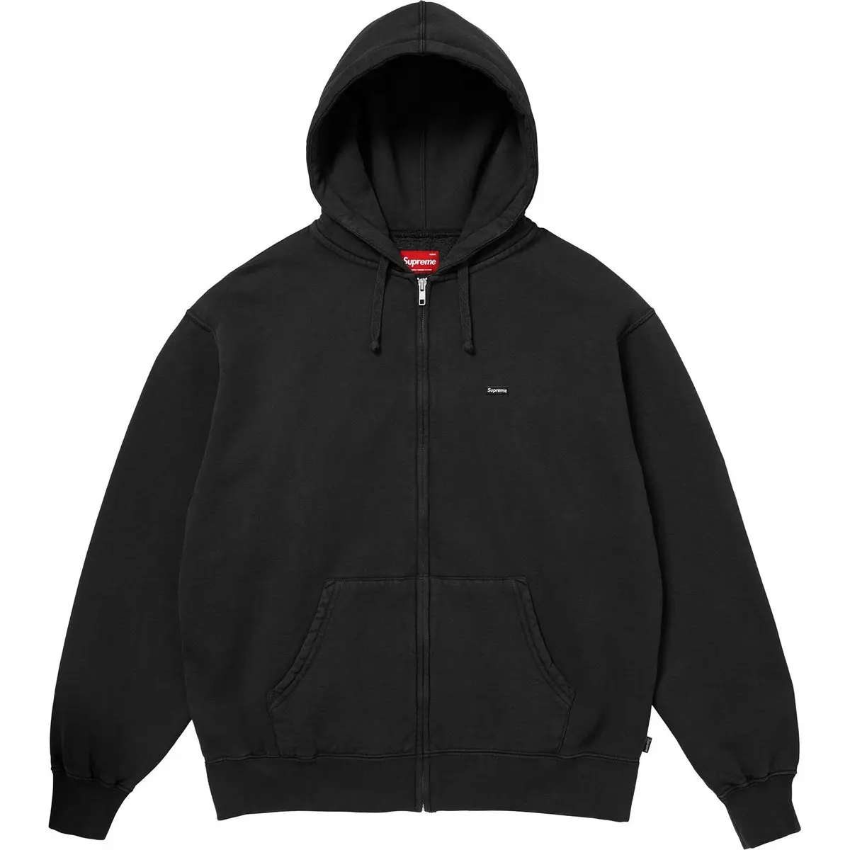 Футболка с капюшоном и молнией unisex Supreme, серый — фото 2