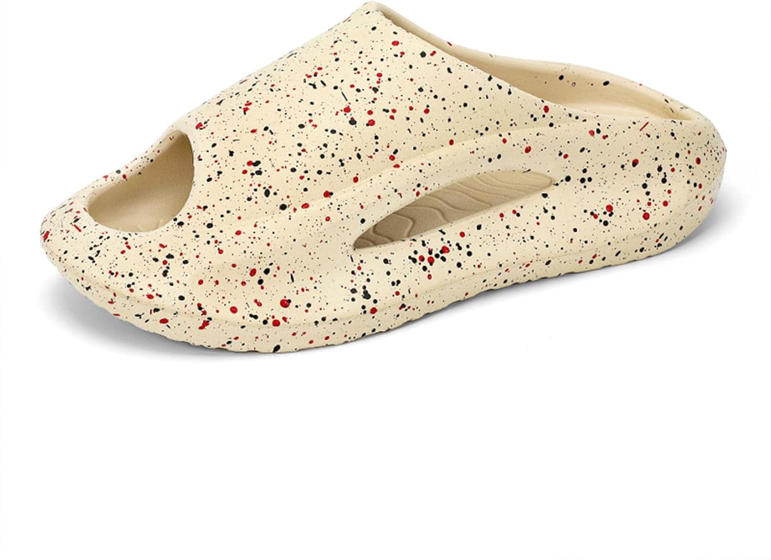 

LNERIP Унисекс Шлепацы, супер мягкие, противоскользящие, с подушечками, для женщин и мужчин, с толстой подошвой, летние шлепанцы на платформе, повседневные пляжные сандалии, хаки