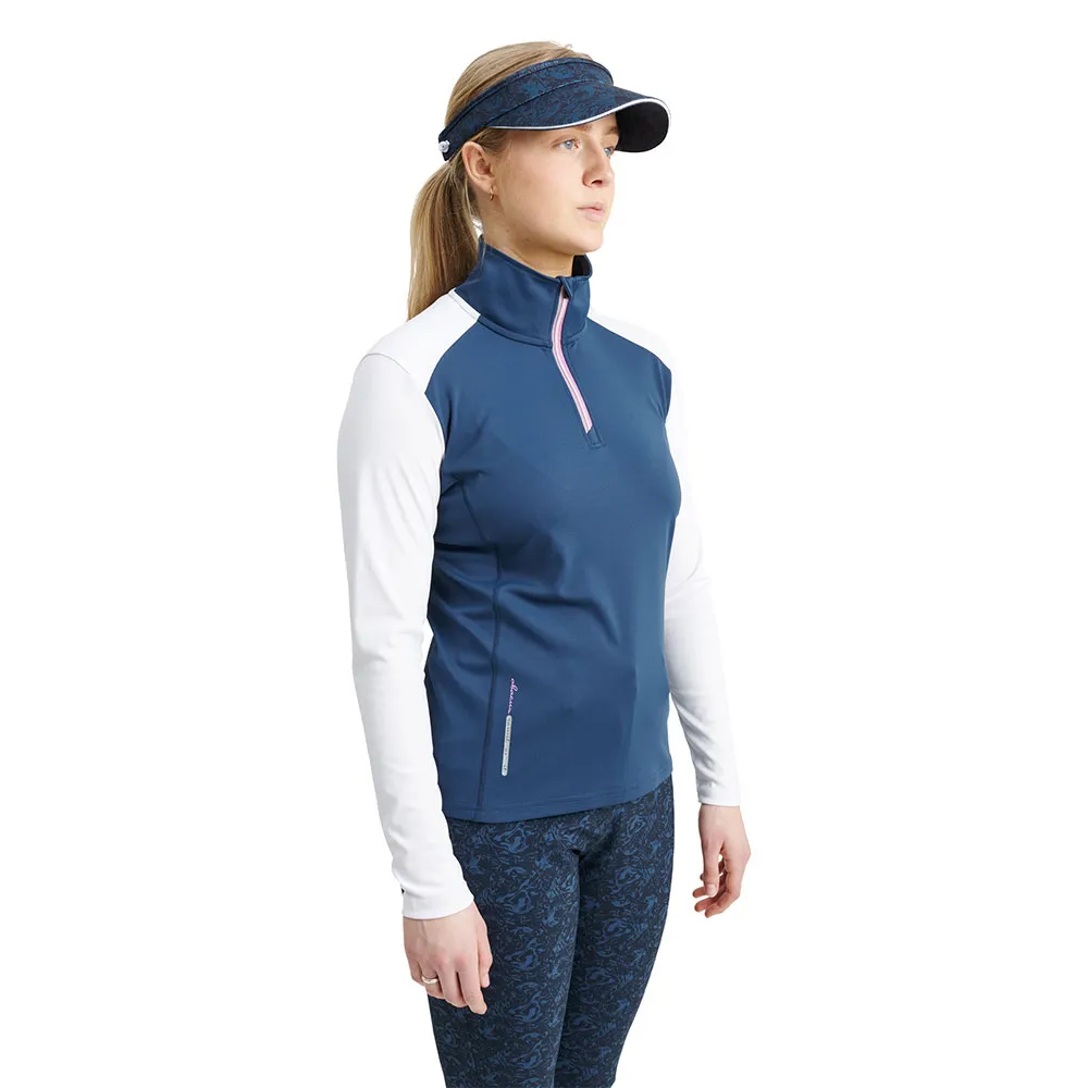 

Лонгслив Abacus Golf Cypress Woman, синий