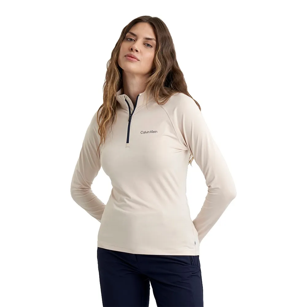 

Толстовка Calvin Klein Golf Dakota Quarter Zip Top, бежевый