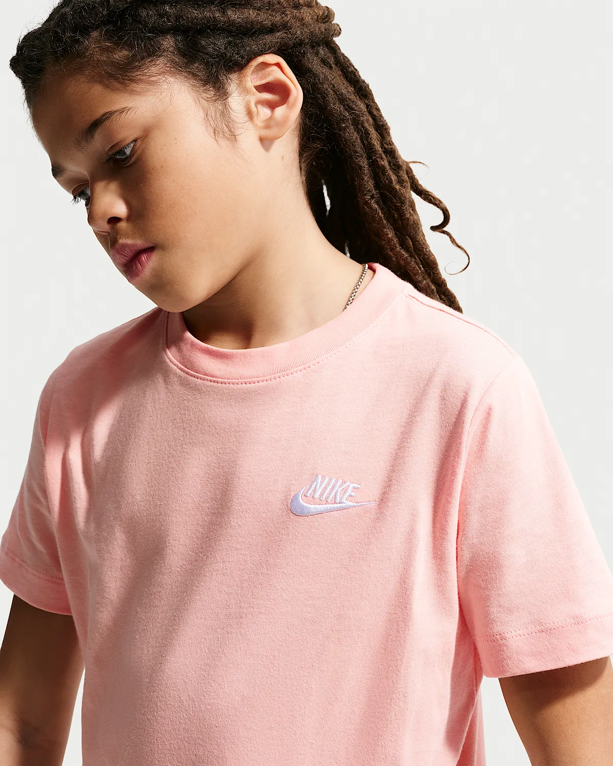 Детская футболка Nike Sportswear, Arctic Orange/White — фото 3