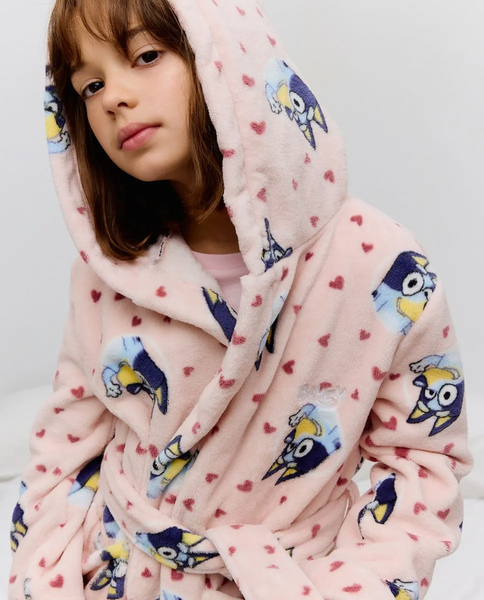 

Халат на молнии с единарогом Cotton Juice, розовый