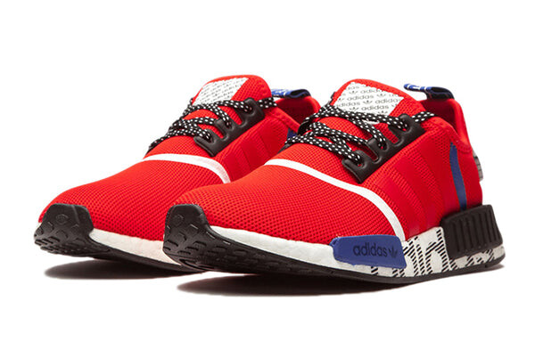 Кроссовки nmd_r1 j Adidas, красный — фото 3