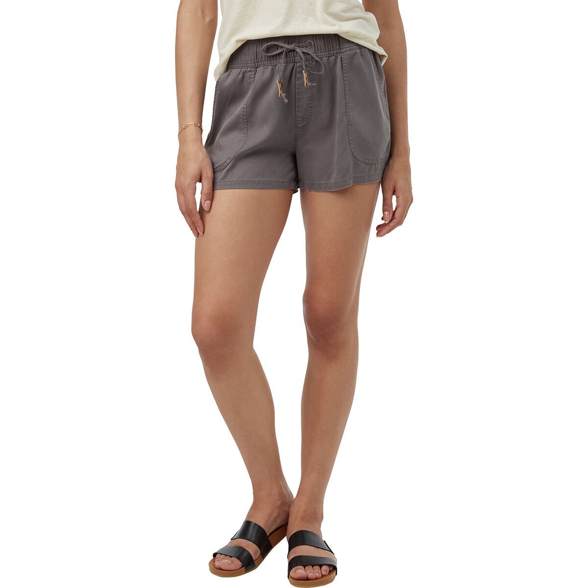 

Шорты Tencel Instow Tentree, серый