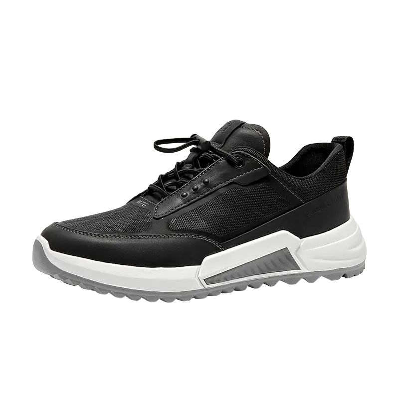 

Кроссовки мужские низкие беговые из кожи Top Grain Cow Montagut, черный