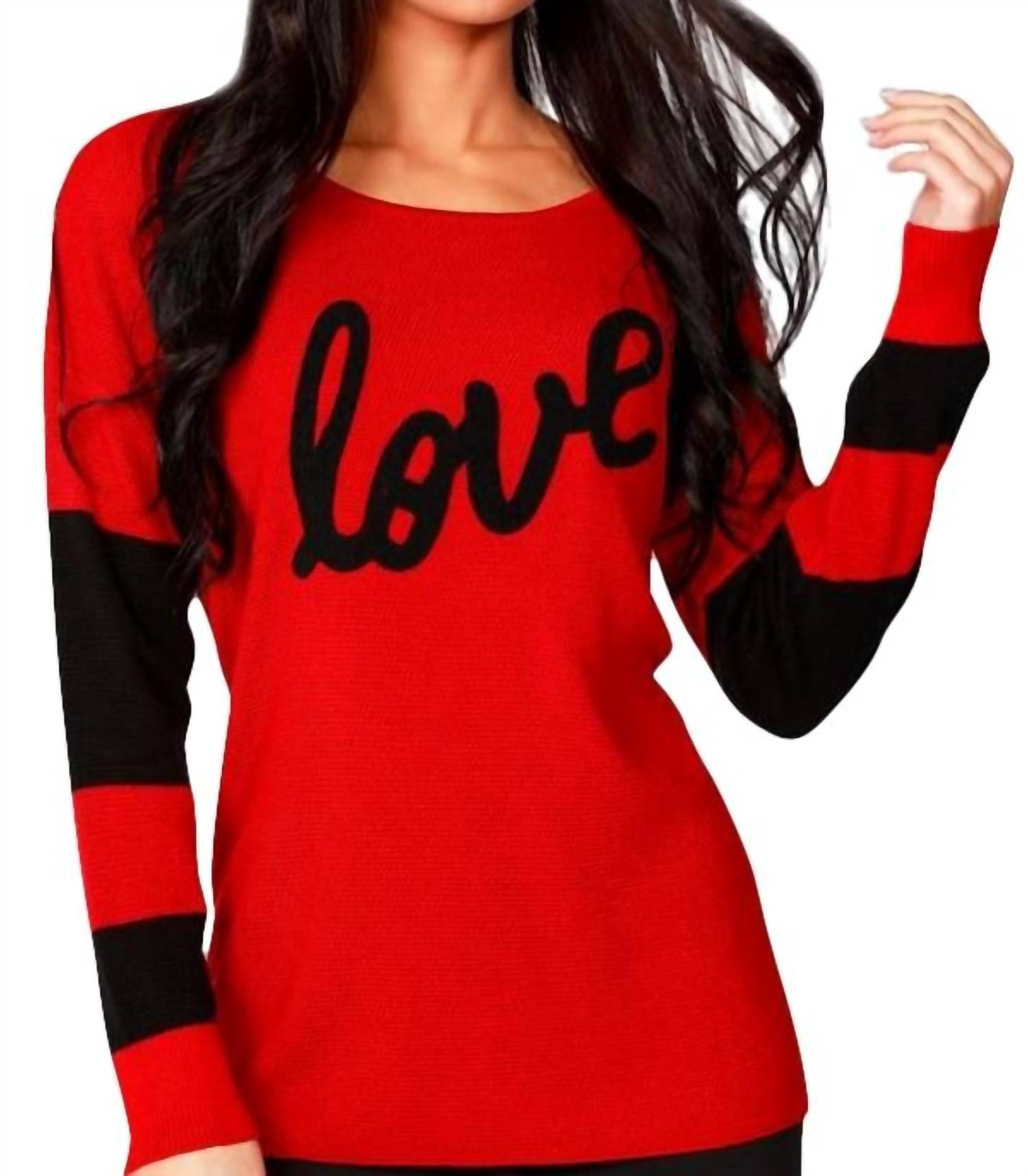 

Пуловер Love Scoop Neck в цвете Fireblack ANGEL