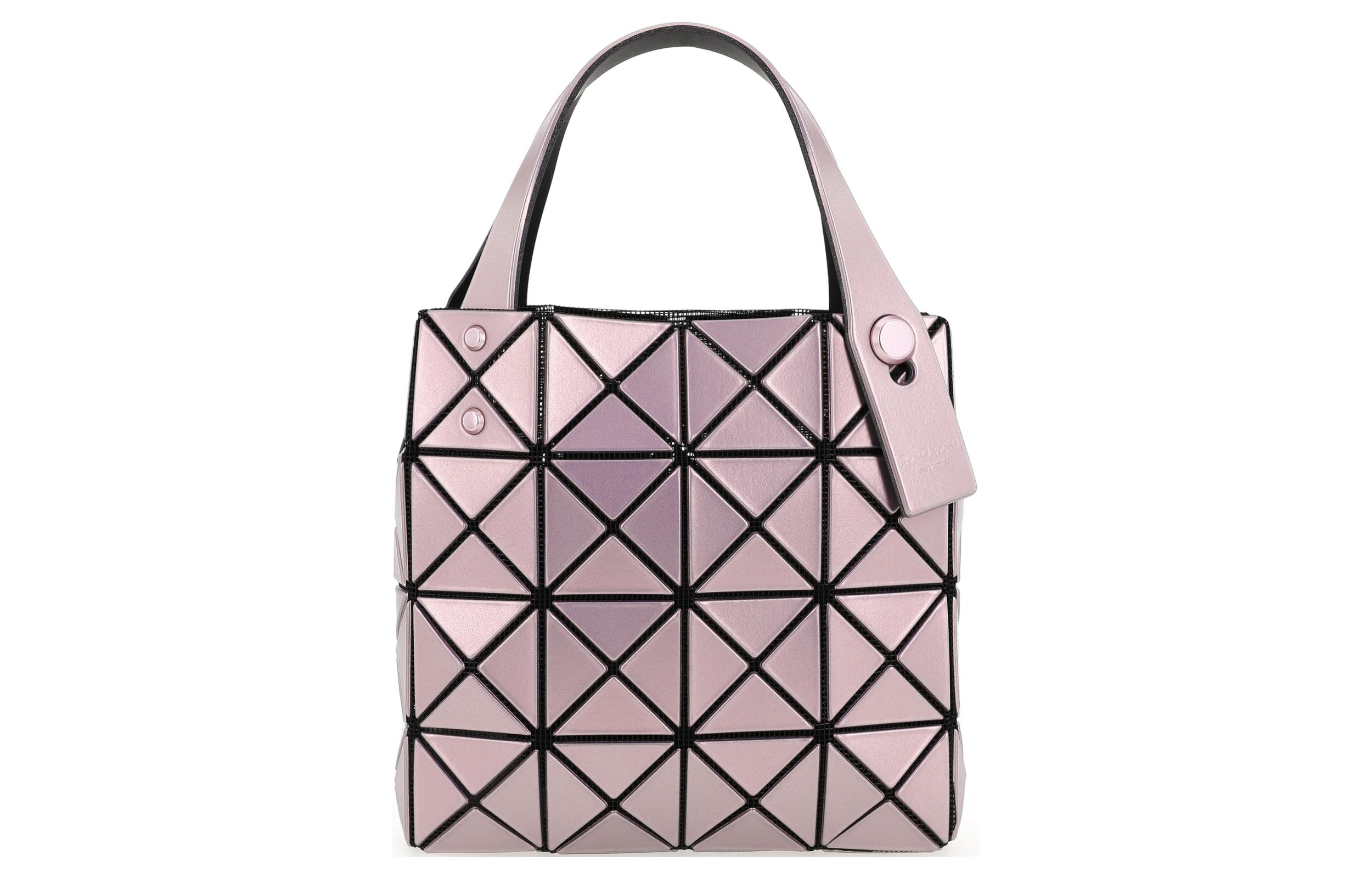 

ISSEY MIYAKE Сумка-шоппер Lucent Boxy из поливинилхлоридной смолы, мини-сумка унисекс, розовая