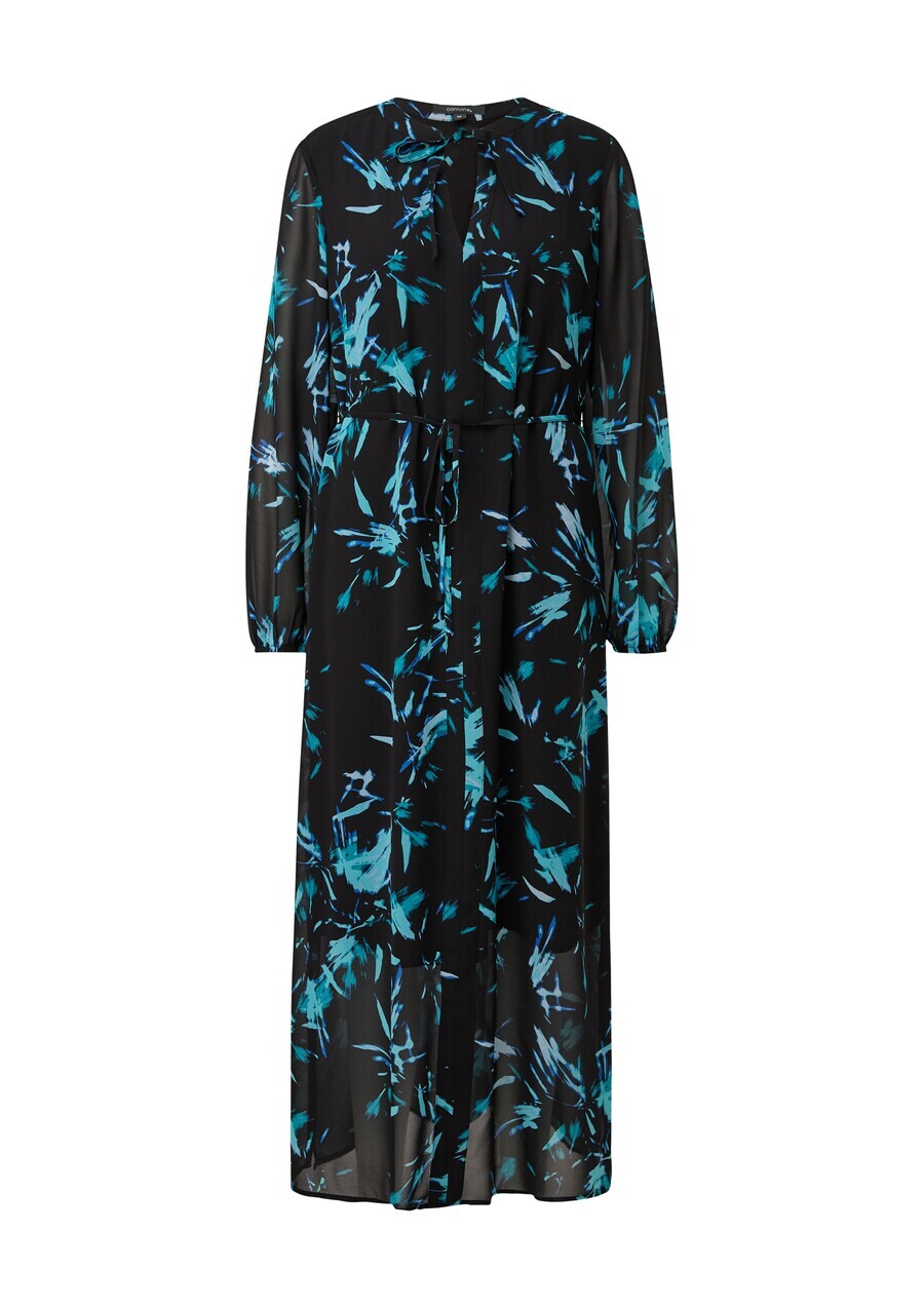 

Платье рубашка COMMA Shirt Dress, черный