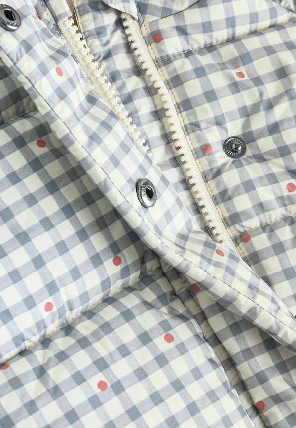 Зимняя куртка стандартного кроя Next, Grey Gingham — фото 3