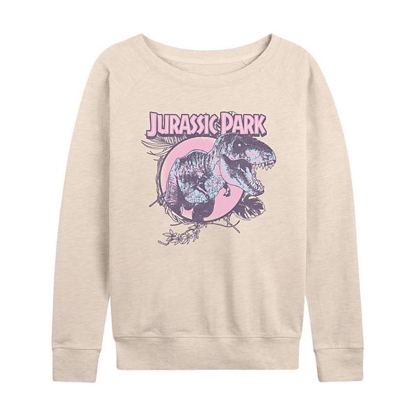 

Женская футболка с длинным рукавом Jurassic Park T-Rex из френч терри Licensed Character