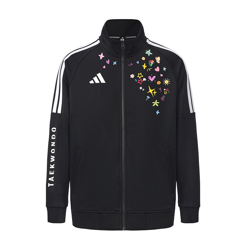 

Adidas Куртка унисекс, черный, с воротником-стойкой, средней толщины, другие