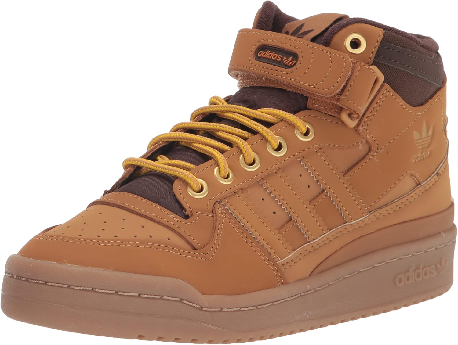 Мужские кроссовки Adidas Originals Forum Mid, коричневый