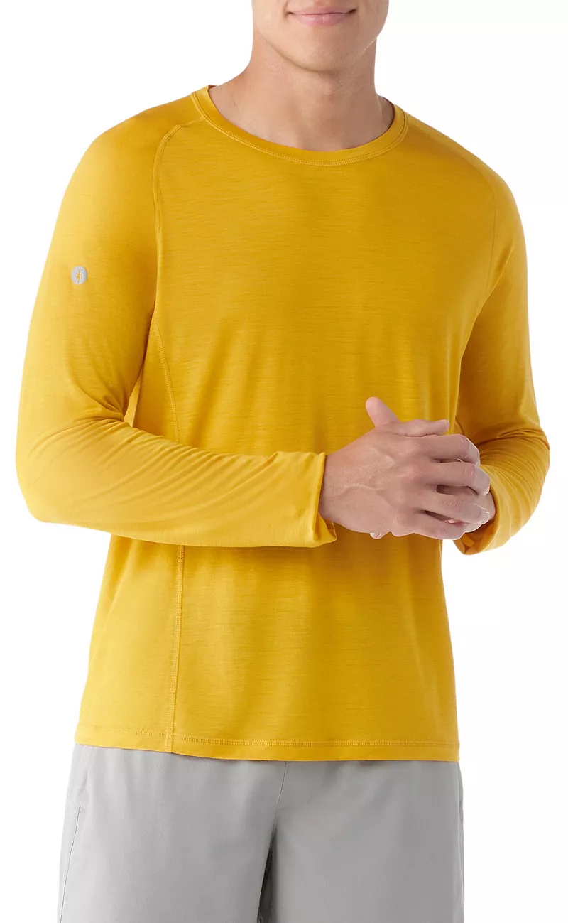 

Мужская футболка Smartwool Merino Sport 120 LS, цвет Honey Gold