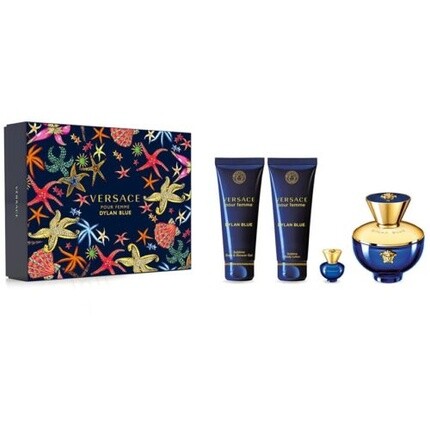 

Versace Pour Femme Dylan Blue EDP Spray 100ml + EDP Spray 5ml Markenlos, Черный, Versace Pour Femme Dylan Blue EDP Spray 100ml + EDP Spray 5ml Markenlos