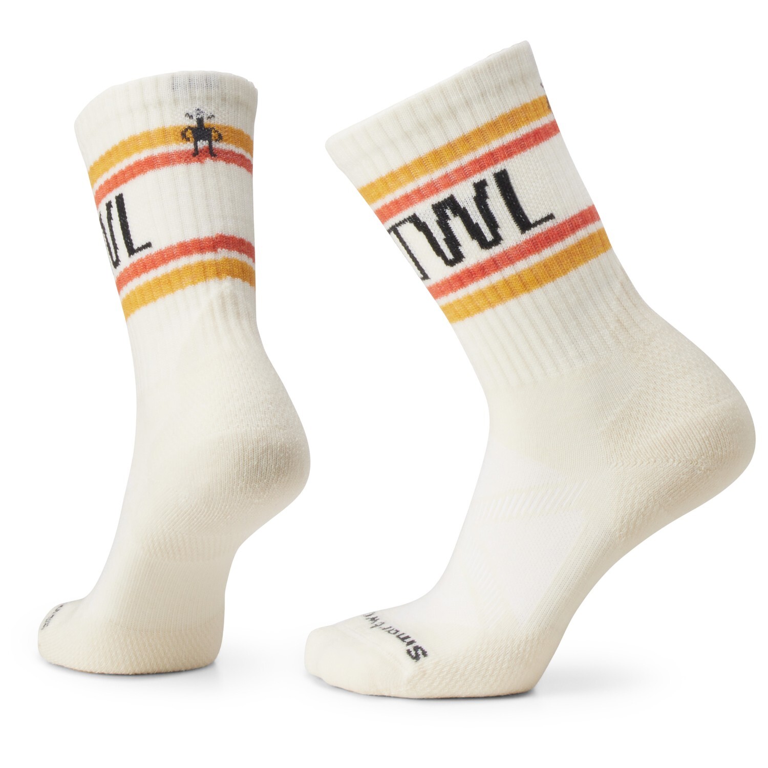 

Многофункциональные носки Smartwool Athletic Retro Stripe Crew, цвет Natural