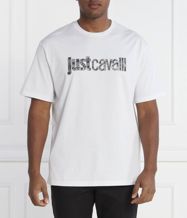 

Футболка мужская Just Cavalli с надписью, белый