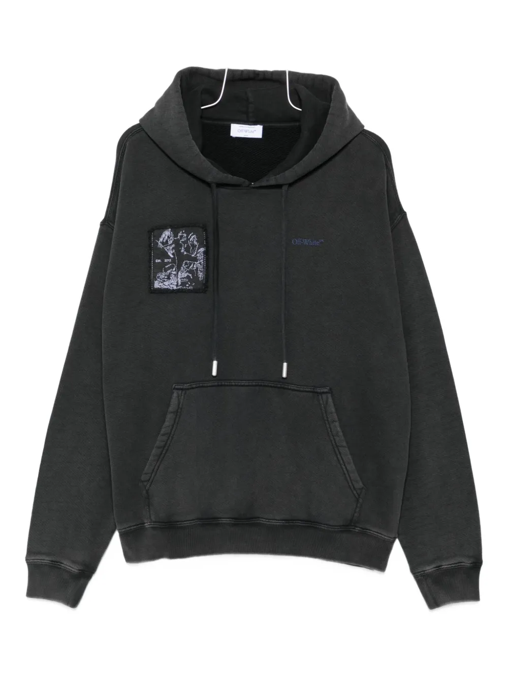 

Худи с графическим принтом OFF-WHITE, черный