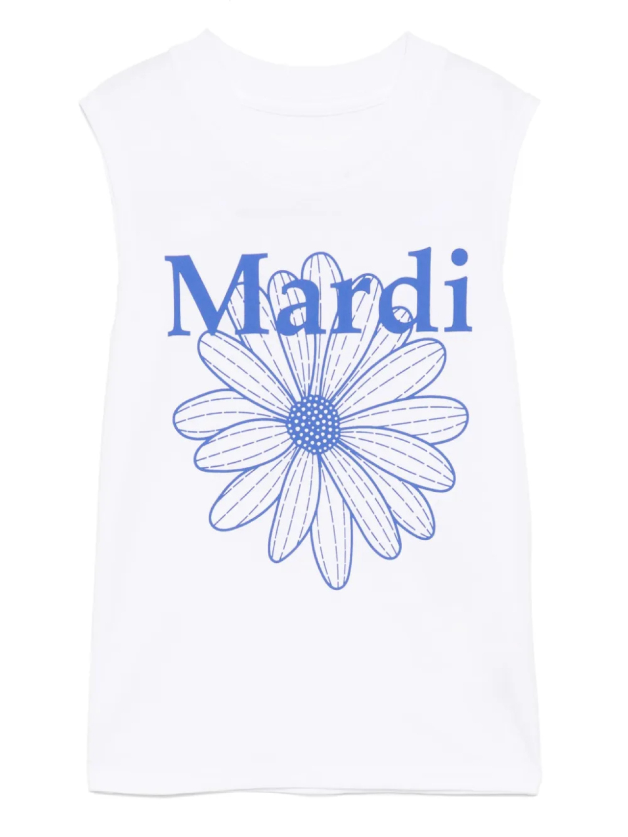 

Футболка Mardi Mercredi Les Petites топ с логотипом, белый
