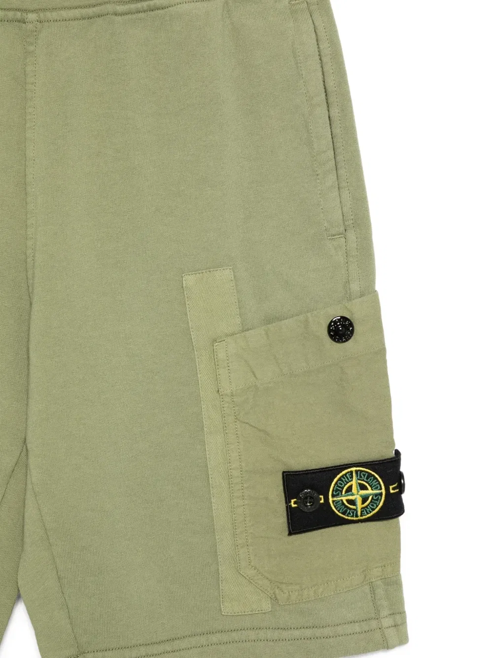Шорты Stone Island Junior, зеленый — фото 3