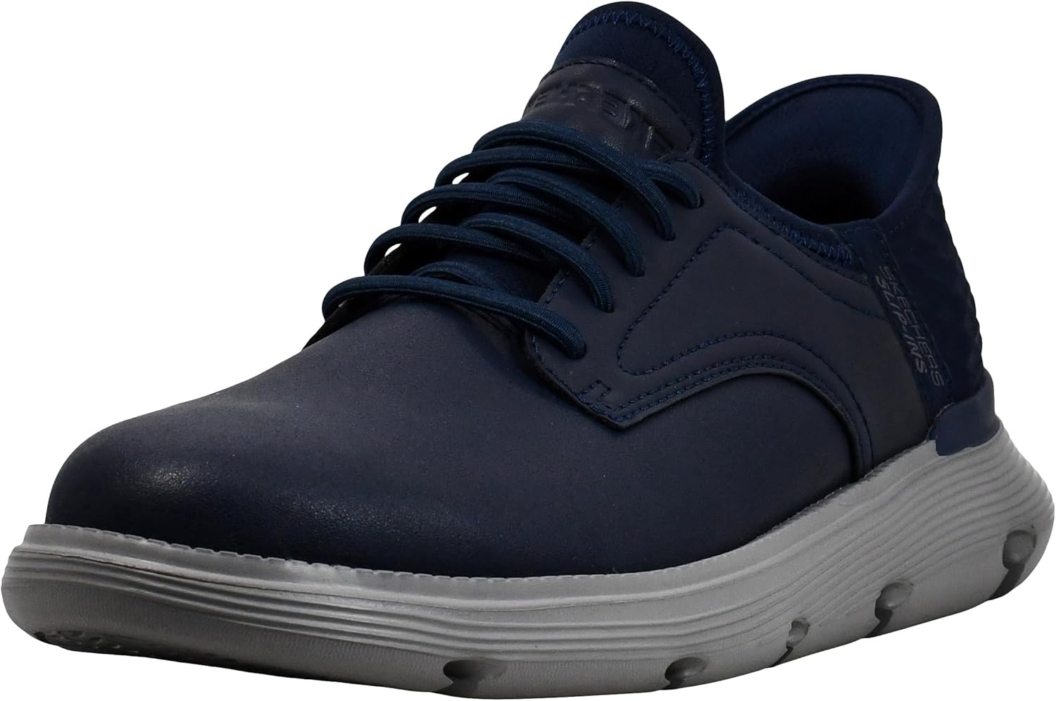 

Мужские лоферы Skechers Garza без шнурков, темно-синий