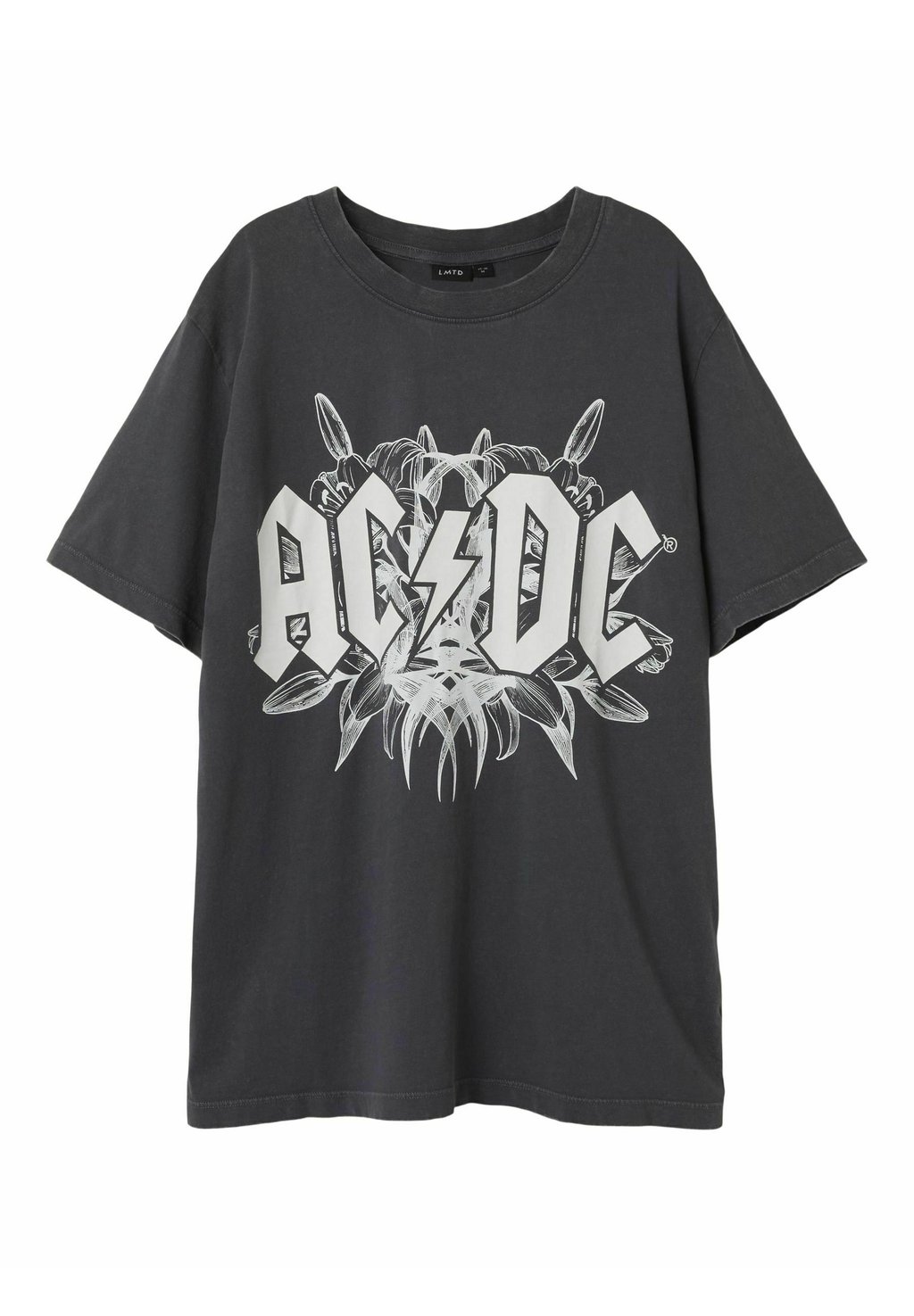 

Футболка с принтом ACDC LMTD, темно-серый