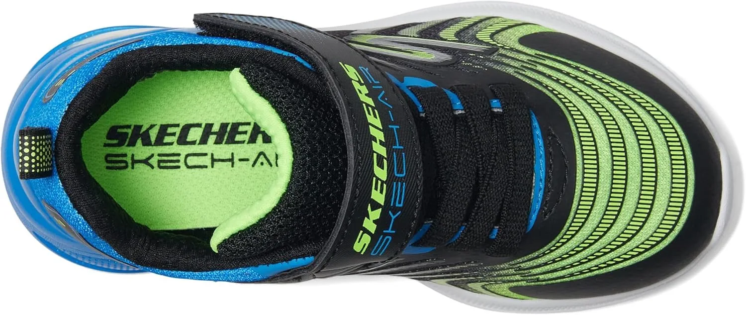 Кроссовки Skechers Gowalk Arch Fit, спортивные слипоны, повседневные лоферы для походов, беговые кроссовки, черный/синий/салатовый — фото 3
