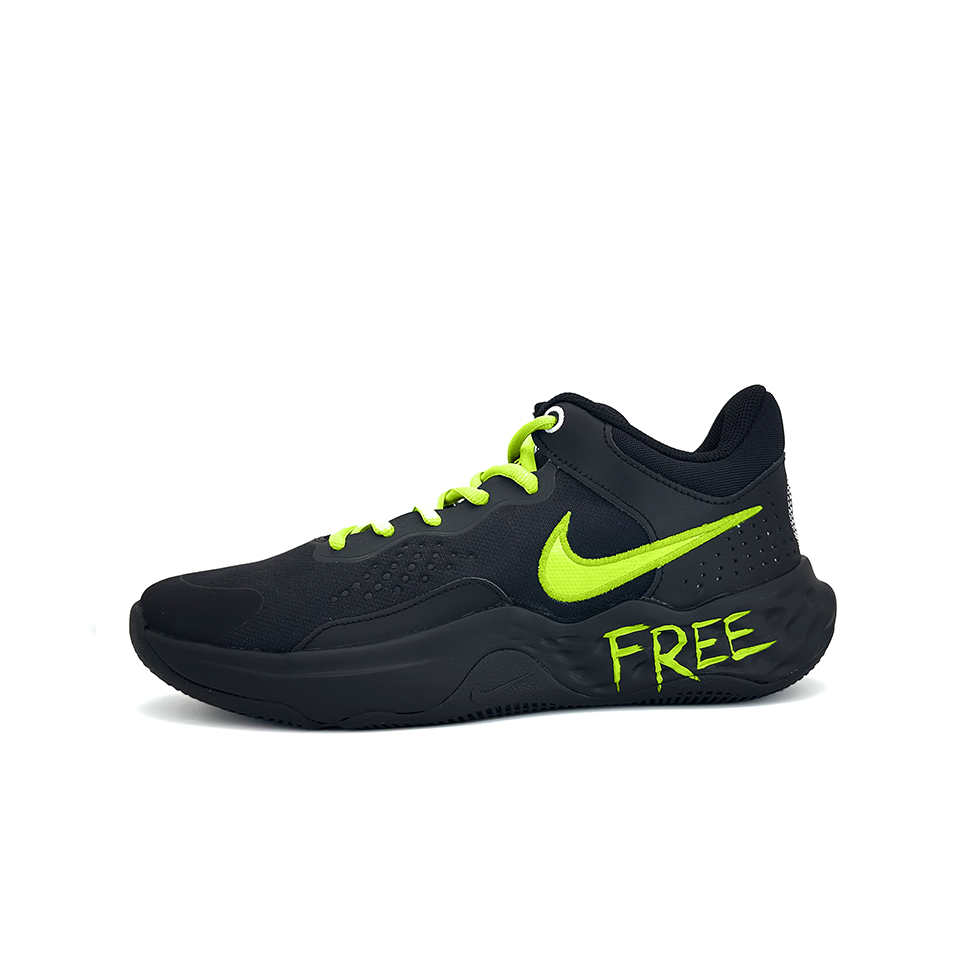 

Nike Fly By Mid 3 Ink Fluorescent Cushioning, износостойкие баскетбольные кроссовки Mid top мужские Green