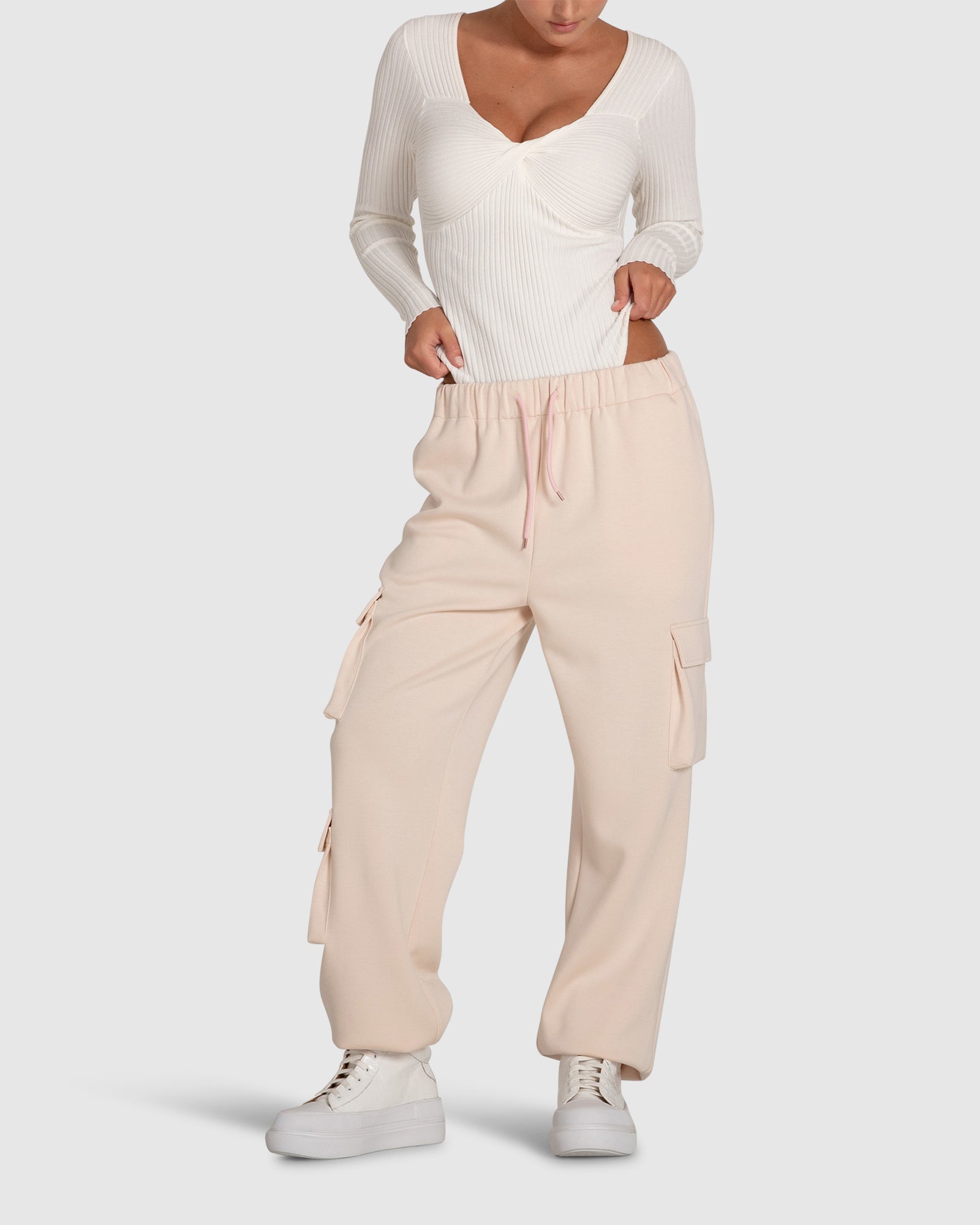 

Спортивные брюки Perfect Match Cargo Belle&Bloom, красный