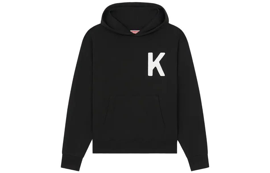 

Lucky Tiger Хлопковый Худи KENZO, Черный
