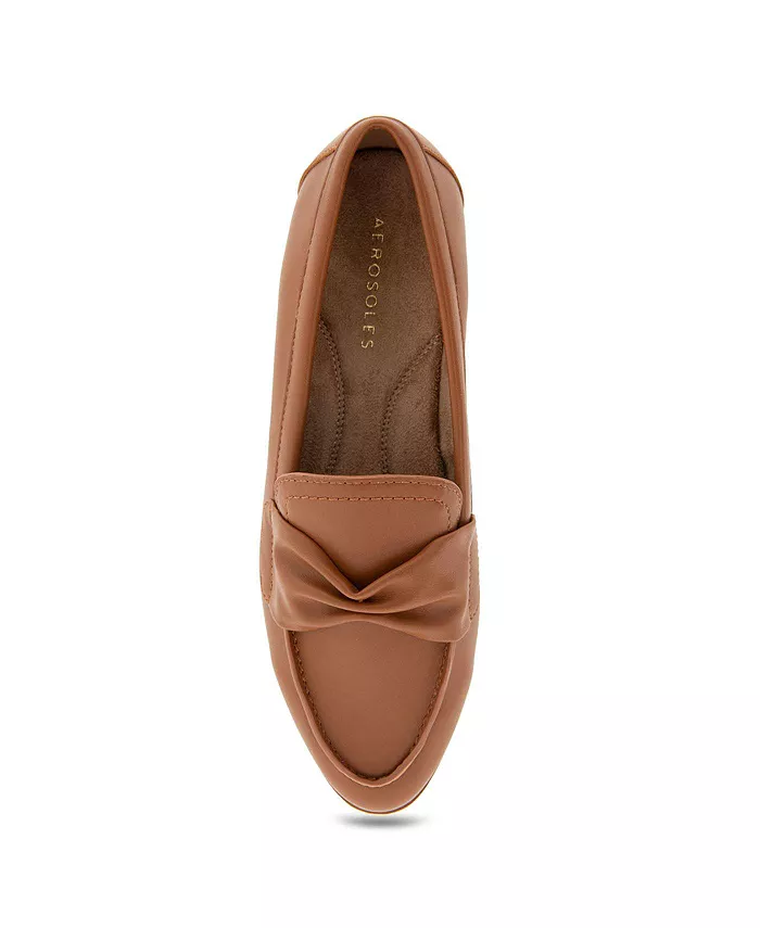 Женские лоферы Ellis с классическим кроем Aerosoles, коричневый/бежевый — фото 4