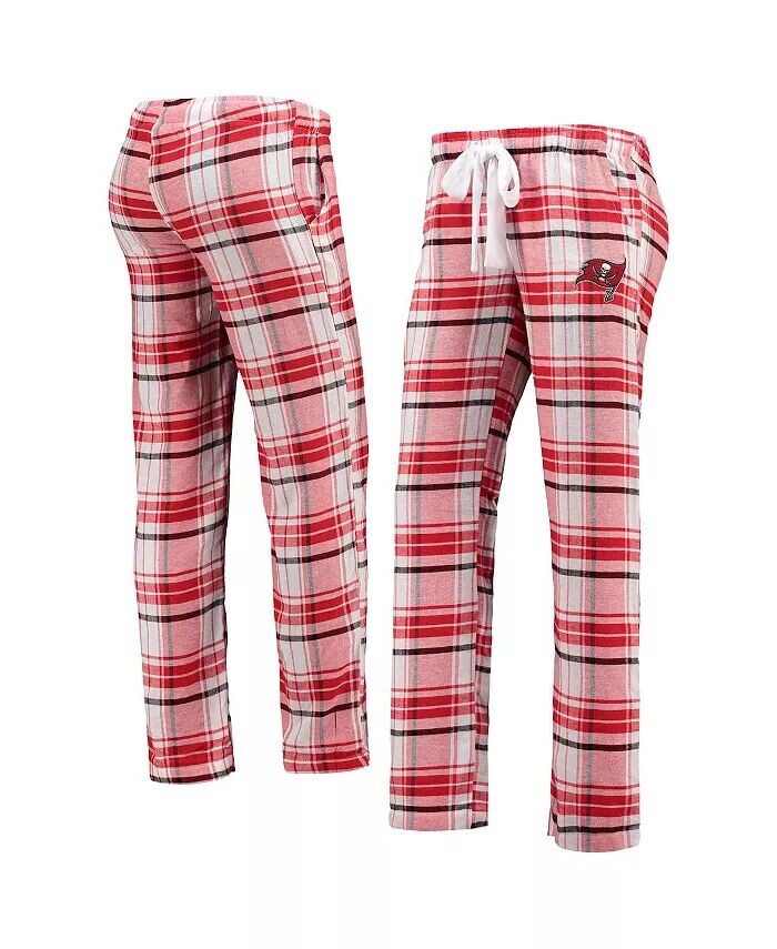 

Женские красно-черные фланелевые брюки Tampa Bay Buccaneers Accolade Concepts Sport, красный