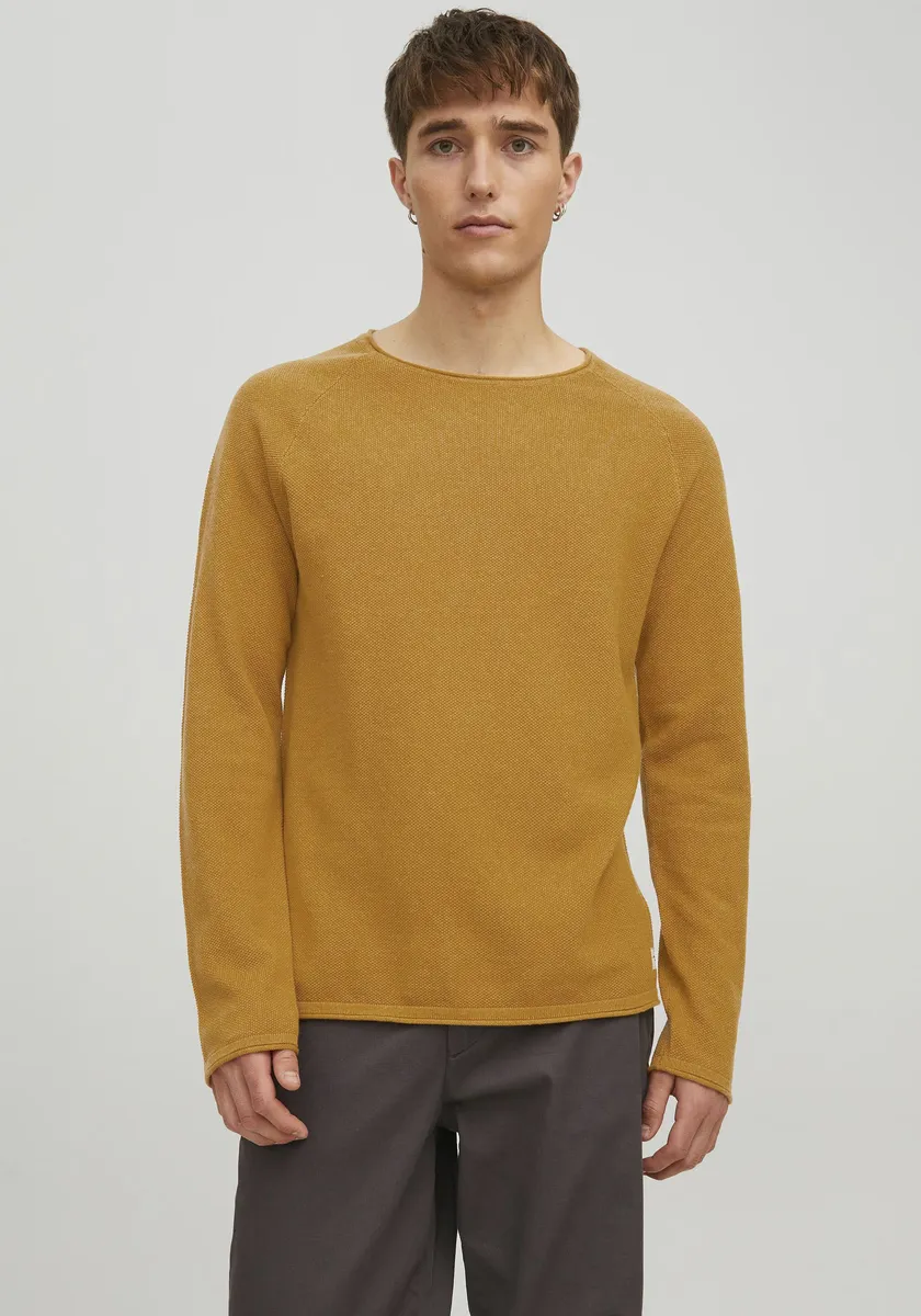 

Свитер с круглым вырезом Jack & Jones "HILL KNIT", цвет Harvest Gold