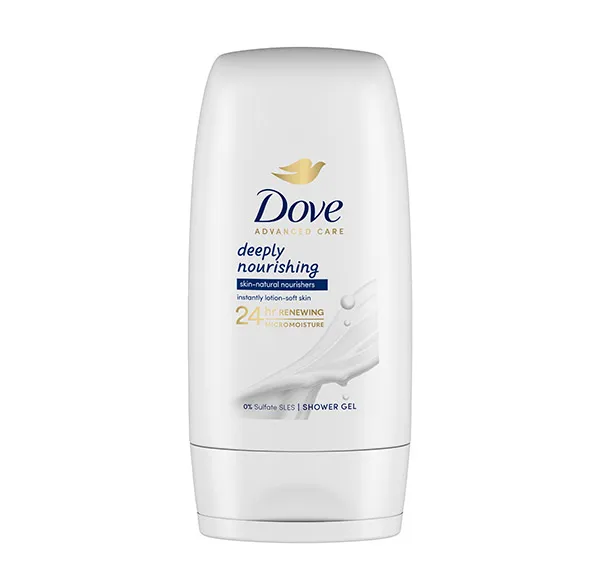 

Натуральный увлажняющий гель для ванны Deeply Nourishing Dove, 55 ml