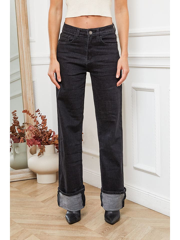 

Joséfine Джинсы "Djunia" - удобный крой - антрацитового цвета